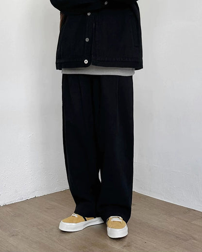 Hem Line Wide Pants N0691