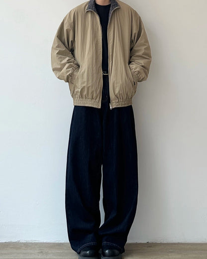 Reversible Check Stand Collar Jacket N0926