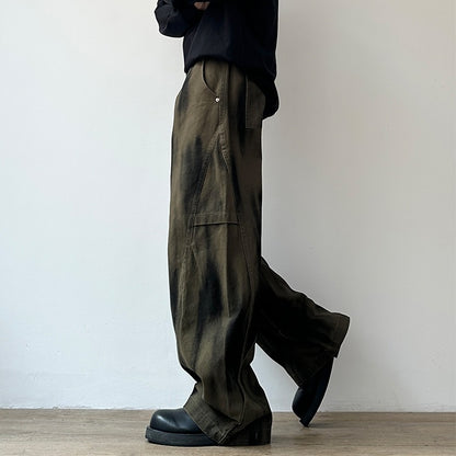 Dark Mode Wide Cargo Pants N0976