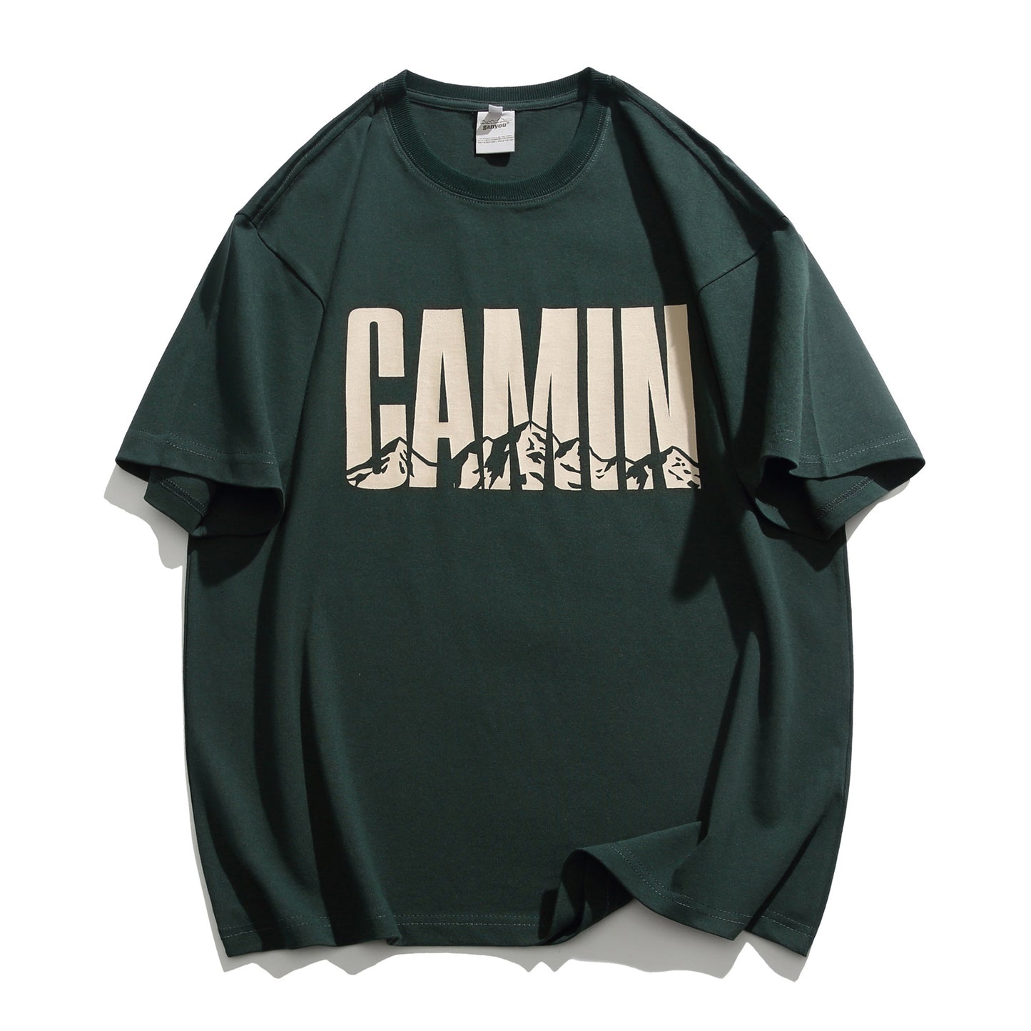 Graphic Print Smooth Fabric Half Sleeve T-Shirt N1093