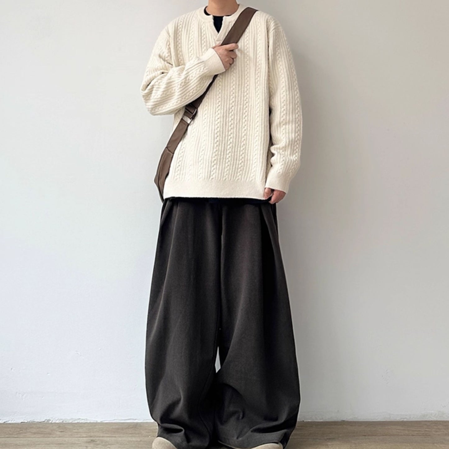 Drape Wide Balloon Pants N0975