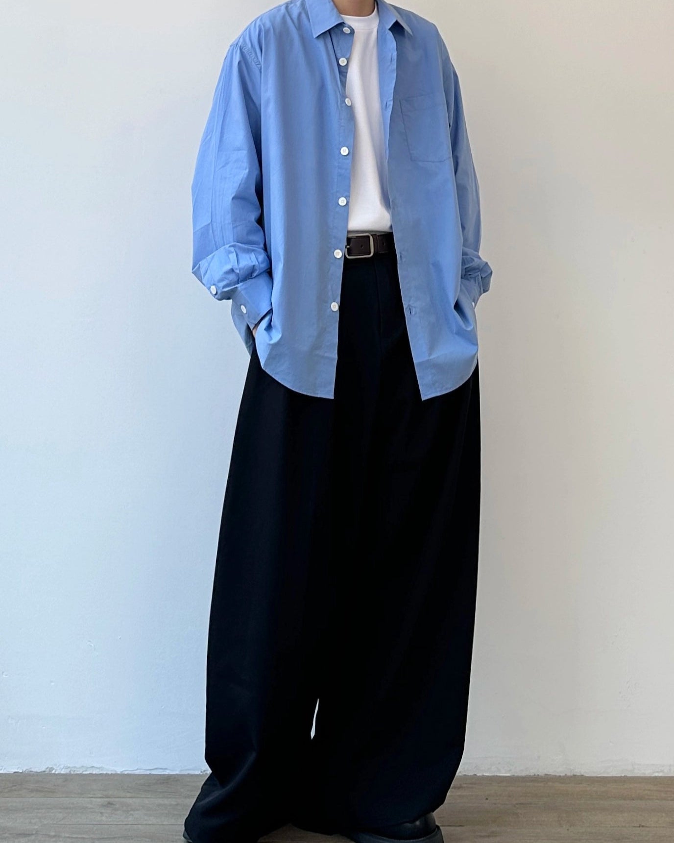 Deep Tuck Wide Pants N0902