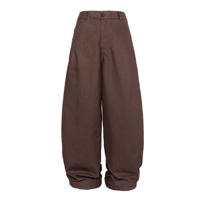 Balloon Silhouette Wide Pants N0974