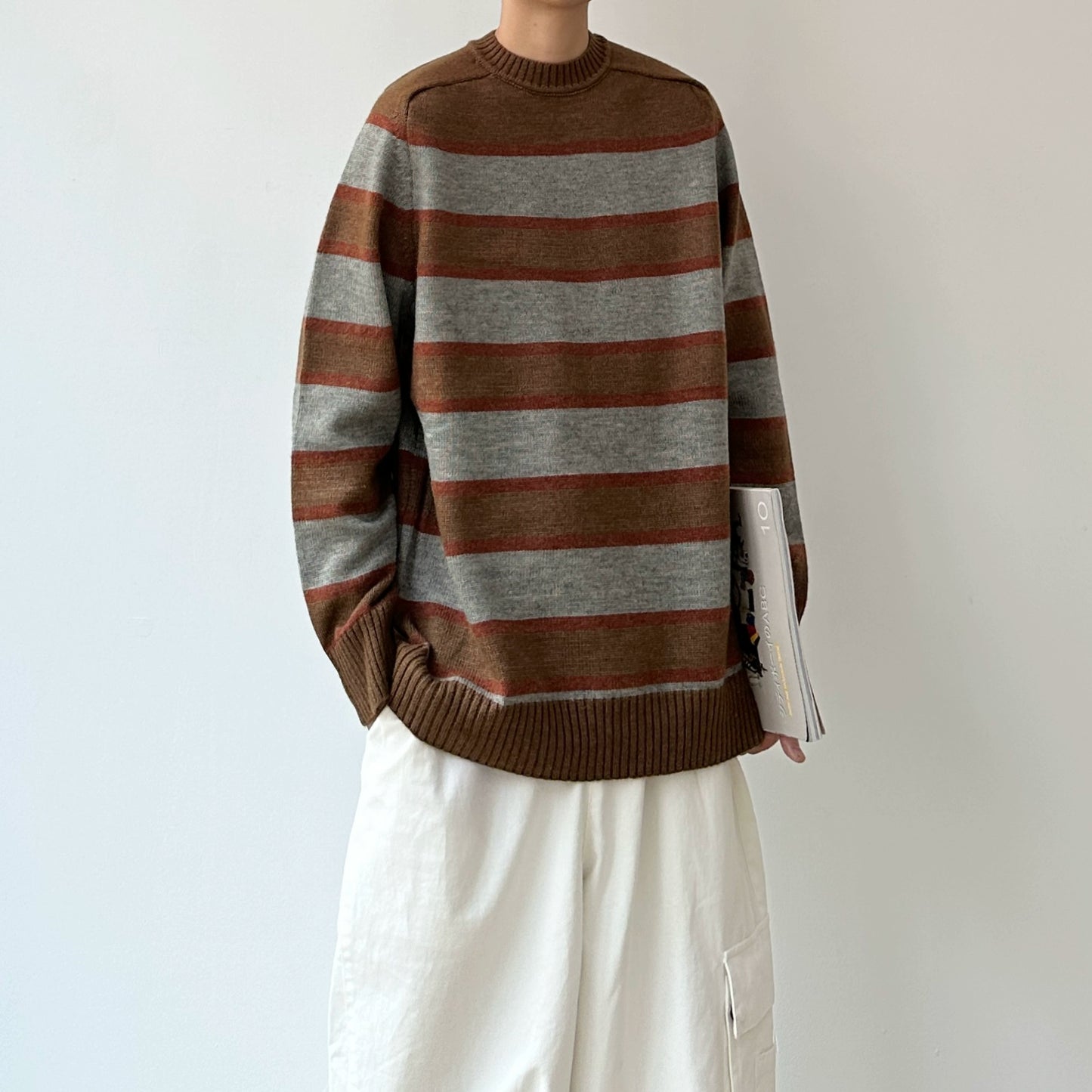 Wide Border Basic Line Knit N0983