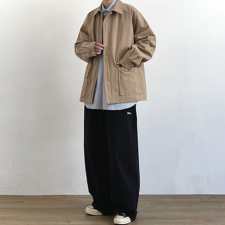 Dart Silhouette Wide Pants N0698