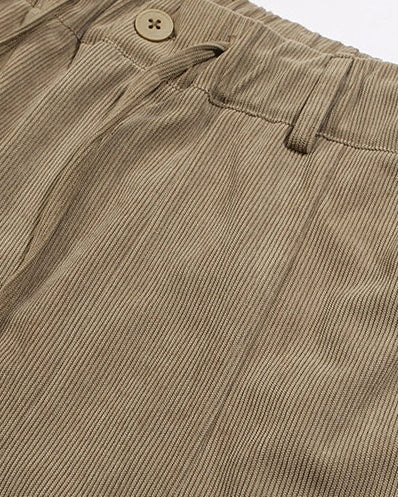 Retro Corduroy Wide-Leg Workwear Pants N0687