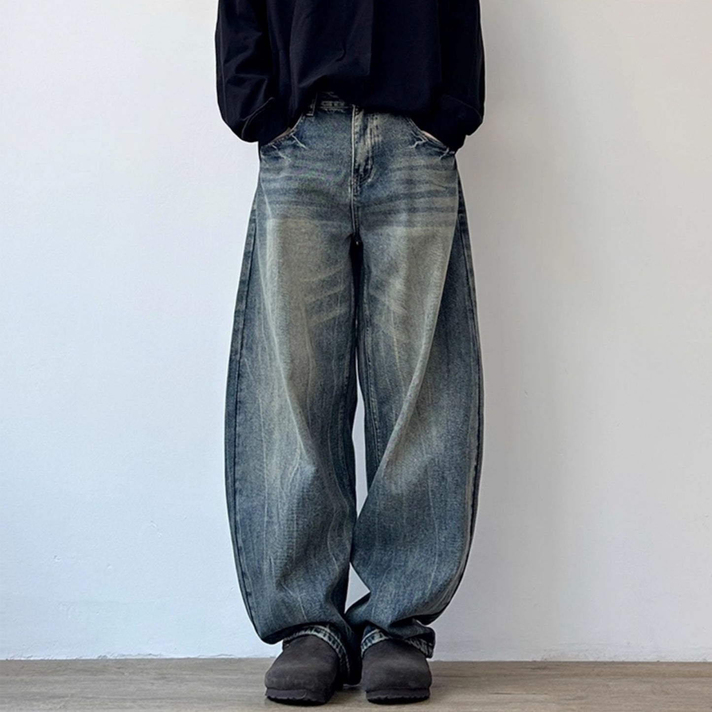 Wide Silhouette Fade Pants N1010