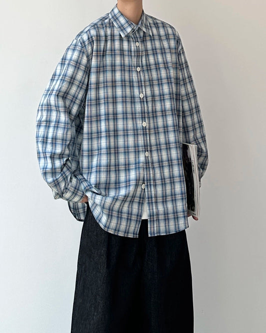 Retro Plaid Casual Shirt N0890