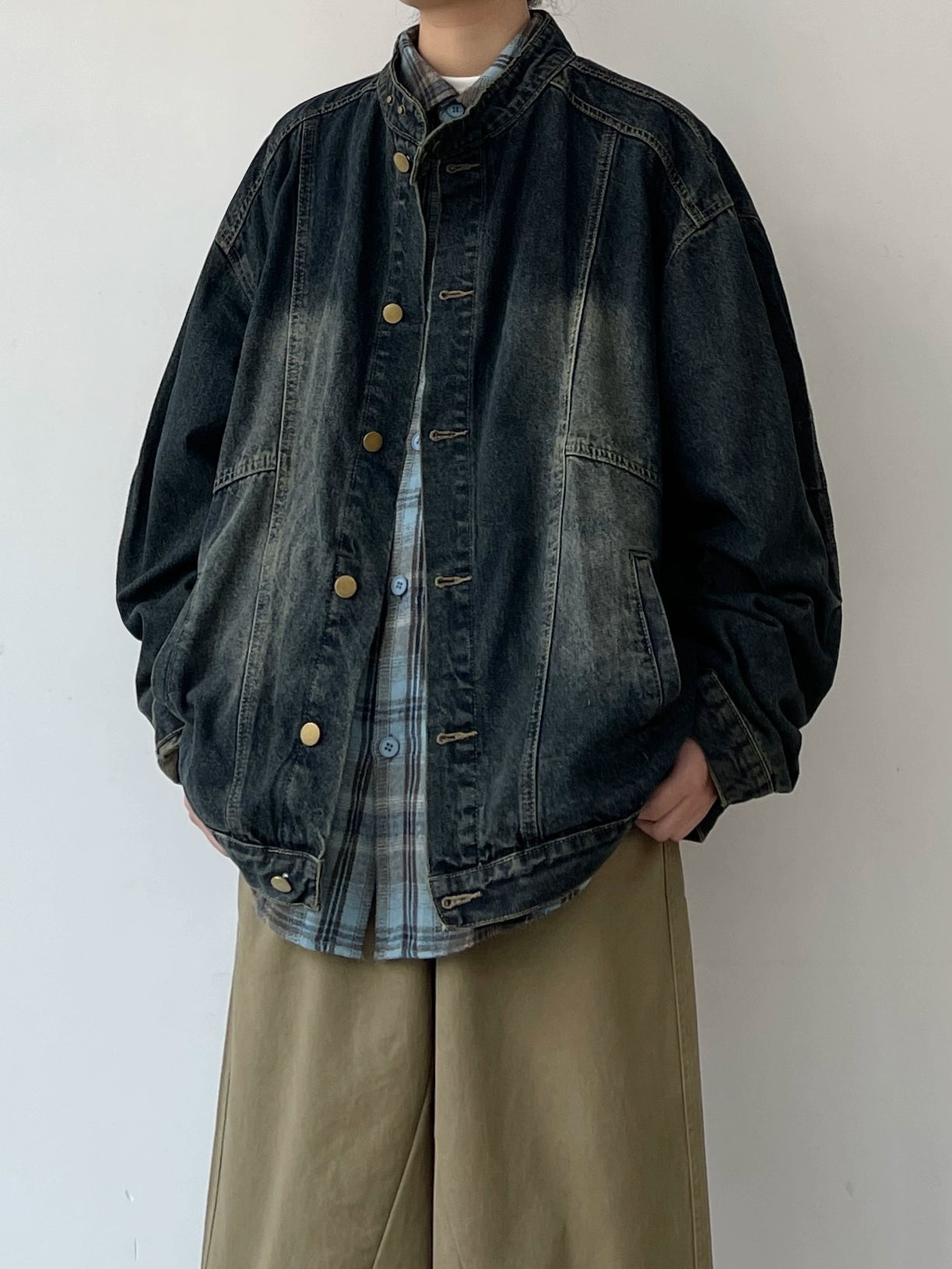 Vintage Wash Denim Jacket N0621