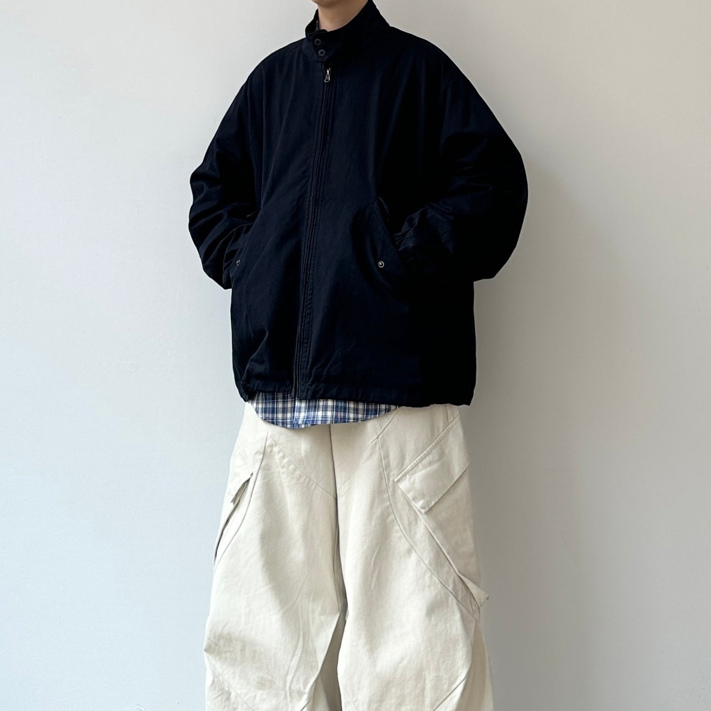 Military Loose Stand Collar Jacket N0953