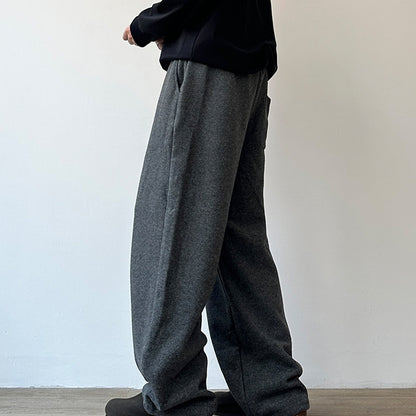 Wide Silhouette Drawstring Pants N1015