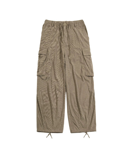 Retro Corduroy Wide-Leg Workwear Pants N0687