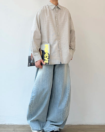 Retro Plaid Shirt Jacket N0849