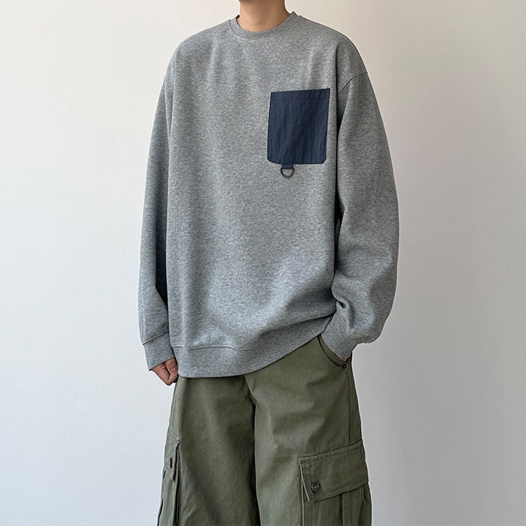 Pocket Accent Sweatshirt N1071