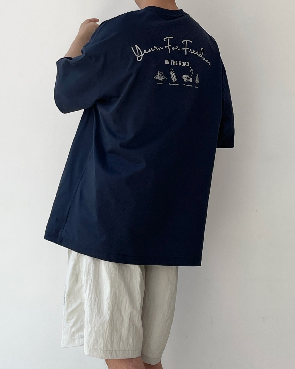 Outdoor Spirit Back Print Short Sleeve T-Shirt N0756