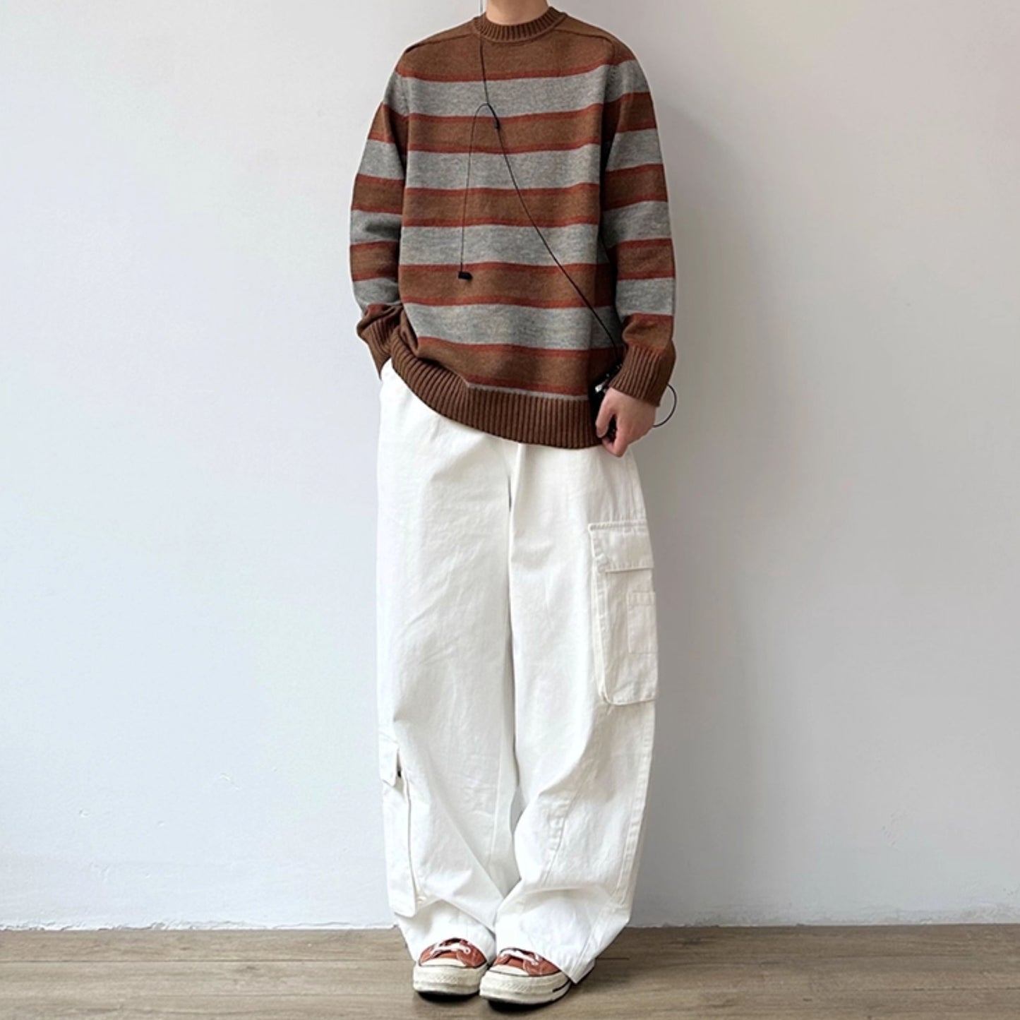 Wide Border Basic Line Knit N0983