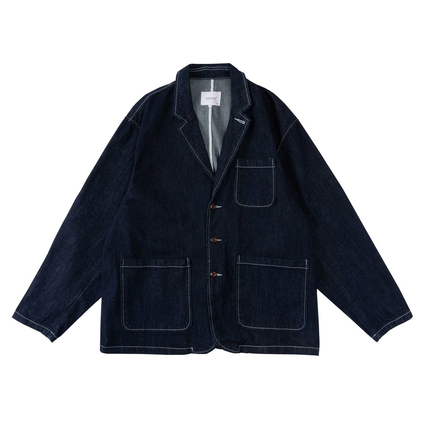 Loose Denim Suit Jacket N0435