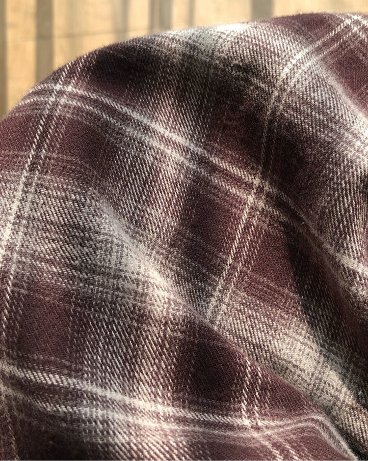 Check Oversized Shirt N0936