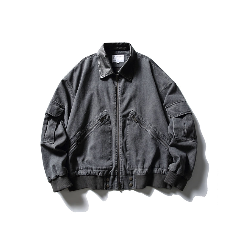 Retro Workwear Loose Fit Jacket N0611