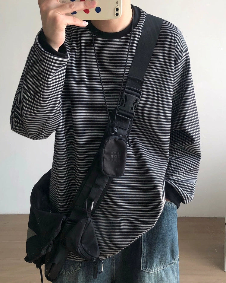 Border Relax Long Sleeve T-shirt N0943