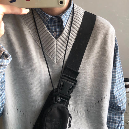 Classic Style Layered Knit Vest N1001