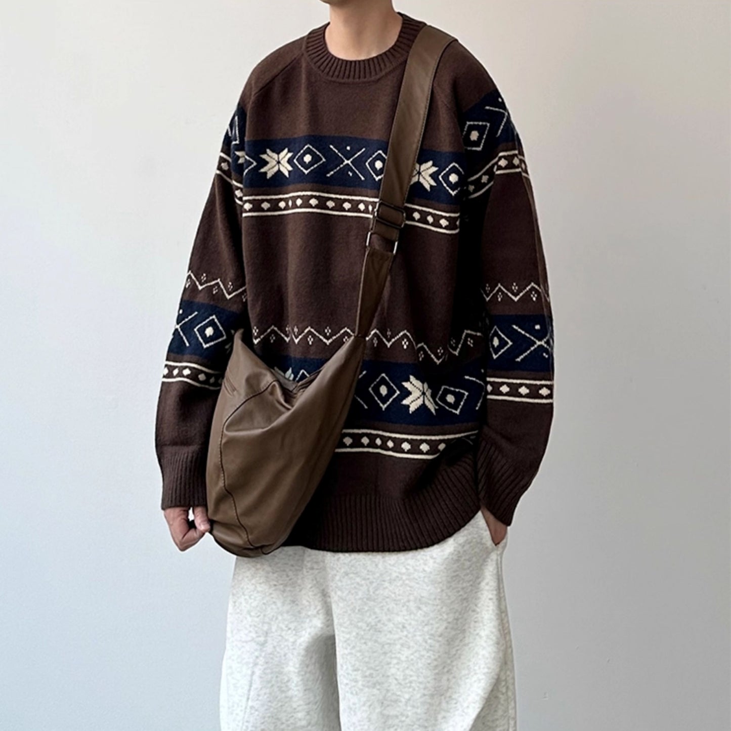 Nordic Line Knit Sweater N0982
