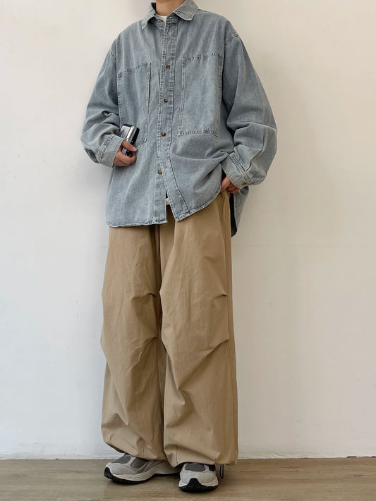 Volume Silhouette Wide Pants N0642