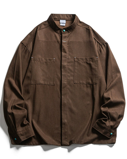 Natural Mode Stand Collar Shirt N0935