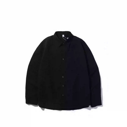 Minimal Detail Wide Silhouette Long Sleeve Shirt N0659