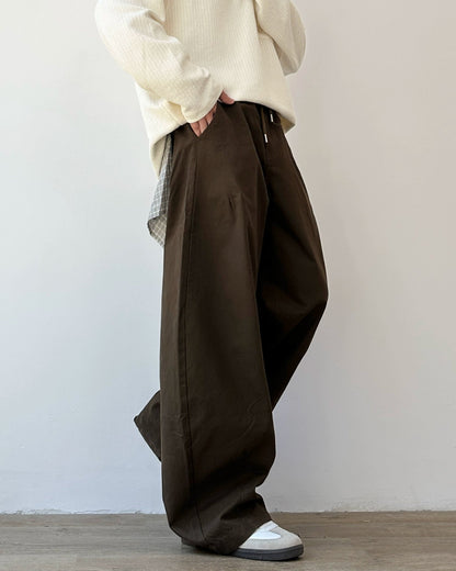 Retro Casual Wide-Leg Pants N0884