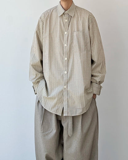 Plaid Casual Shirt Jacket N0891