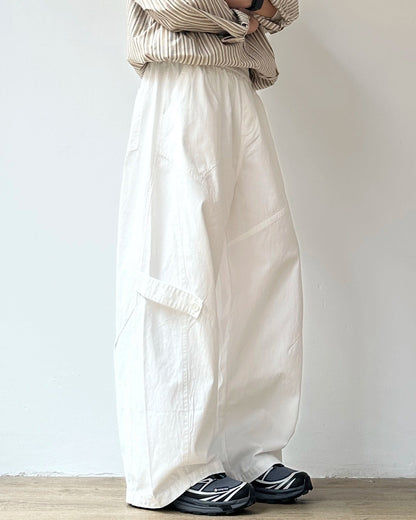 Retro Wide-Leg Work Pants N0880