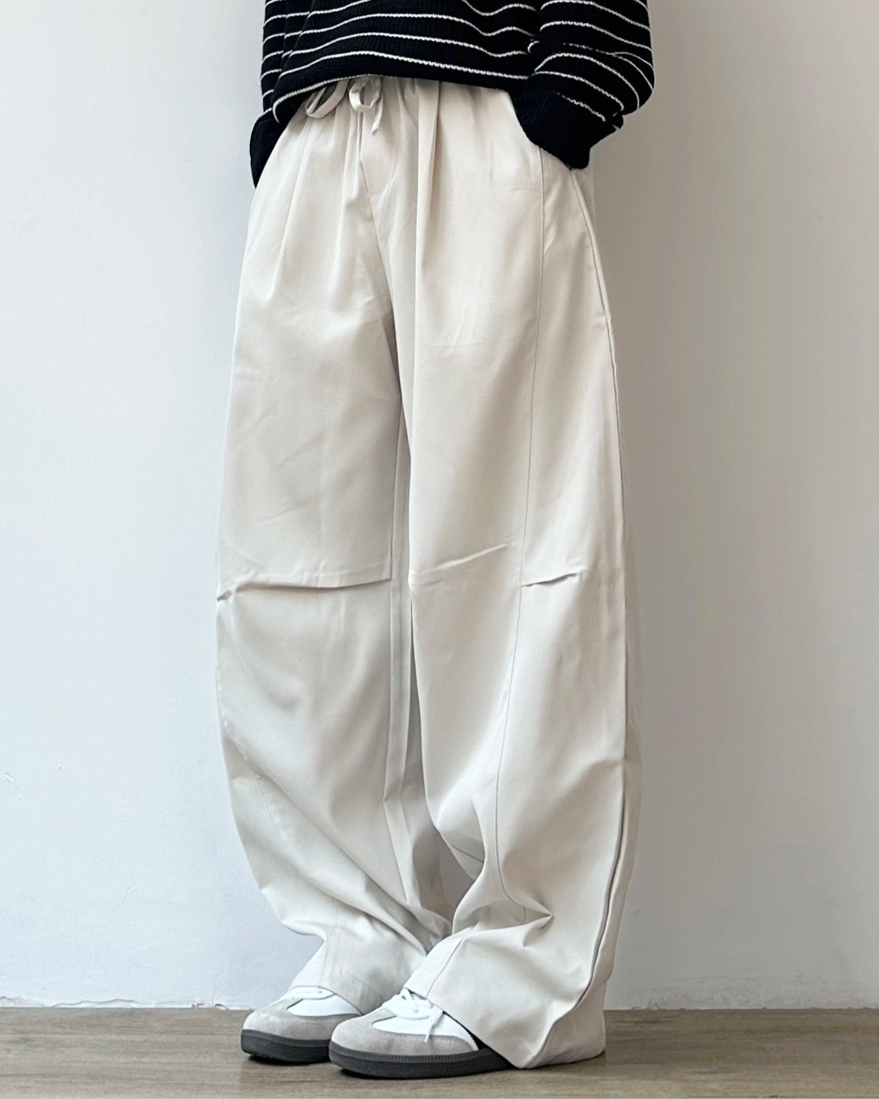 Retro Casual Wide-Leg Pants N0892