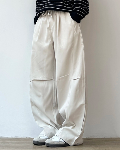 Retro Casual Wide-Leg Pants N0892