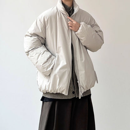 Volume Silhouette Stand Collar Jacket N0973