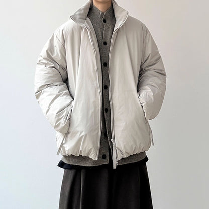 Volume Silhouette Stand Collar Jacket N0973