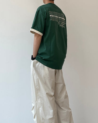 Character Print Short Sleeve T-shirt N0786