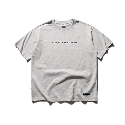 Dream Message Front Print Short Sleeve T-Shirt N0735