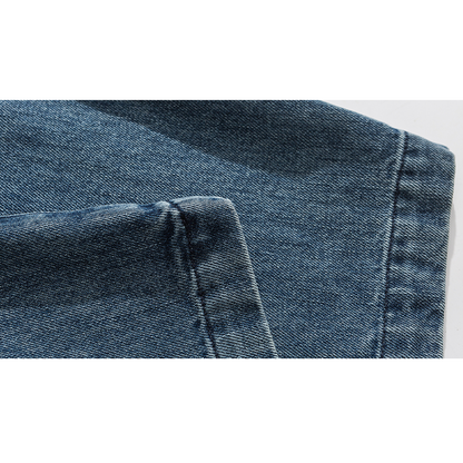 Loose Straight Casual Washed Jeans N0008