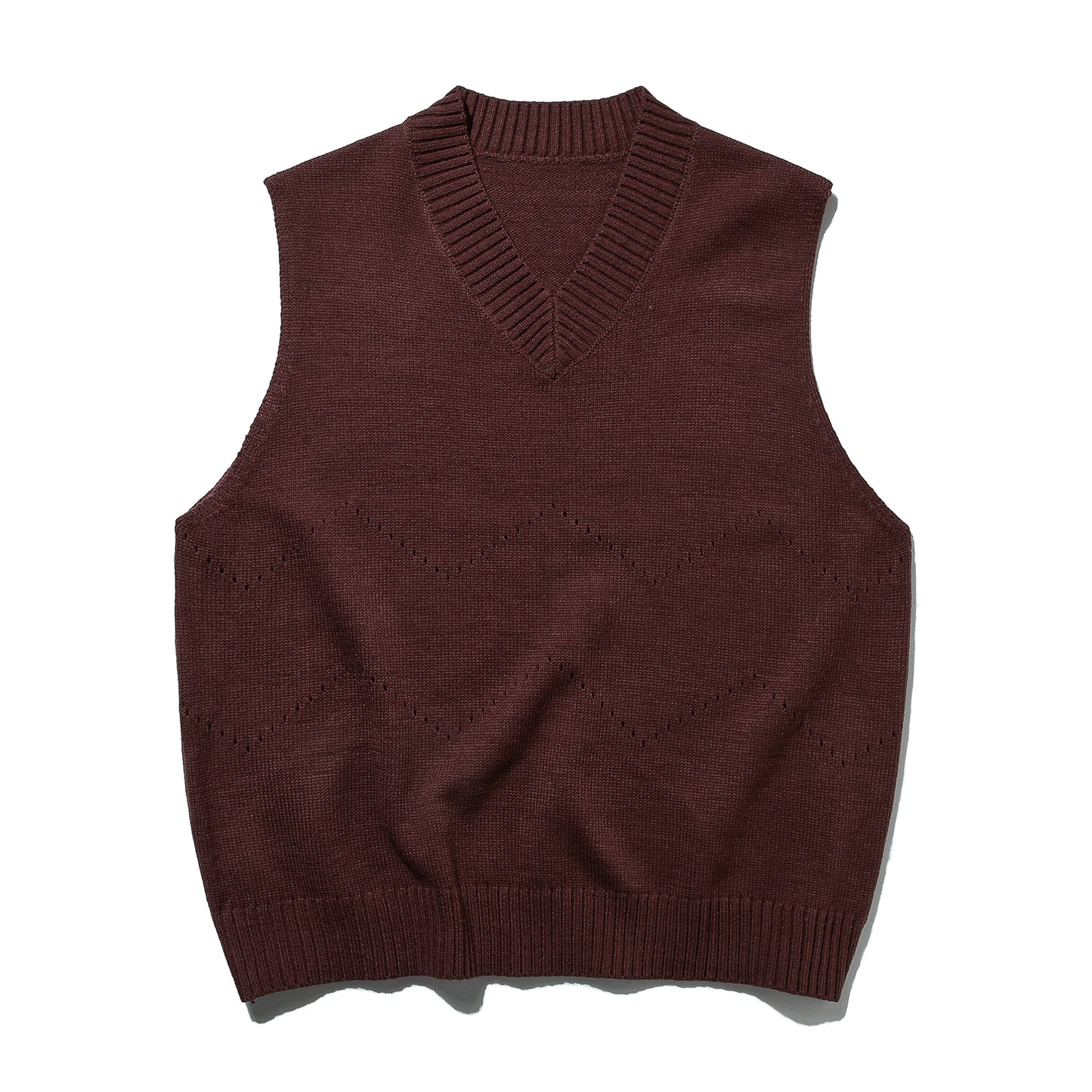 Classic Style Layered Knit Vest N1001