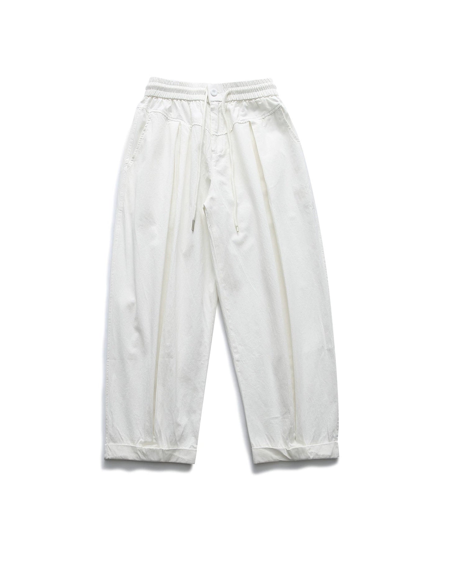 Wide Silhouette Pleats Pants N0713