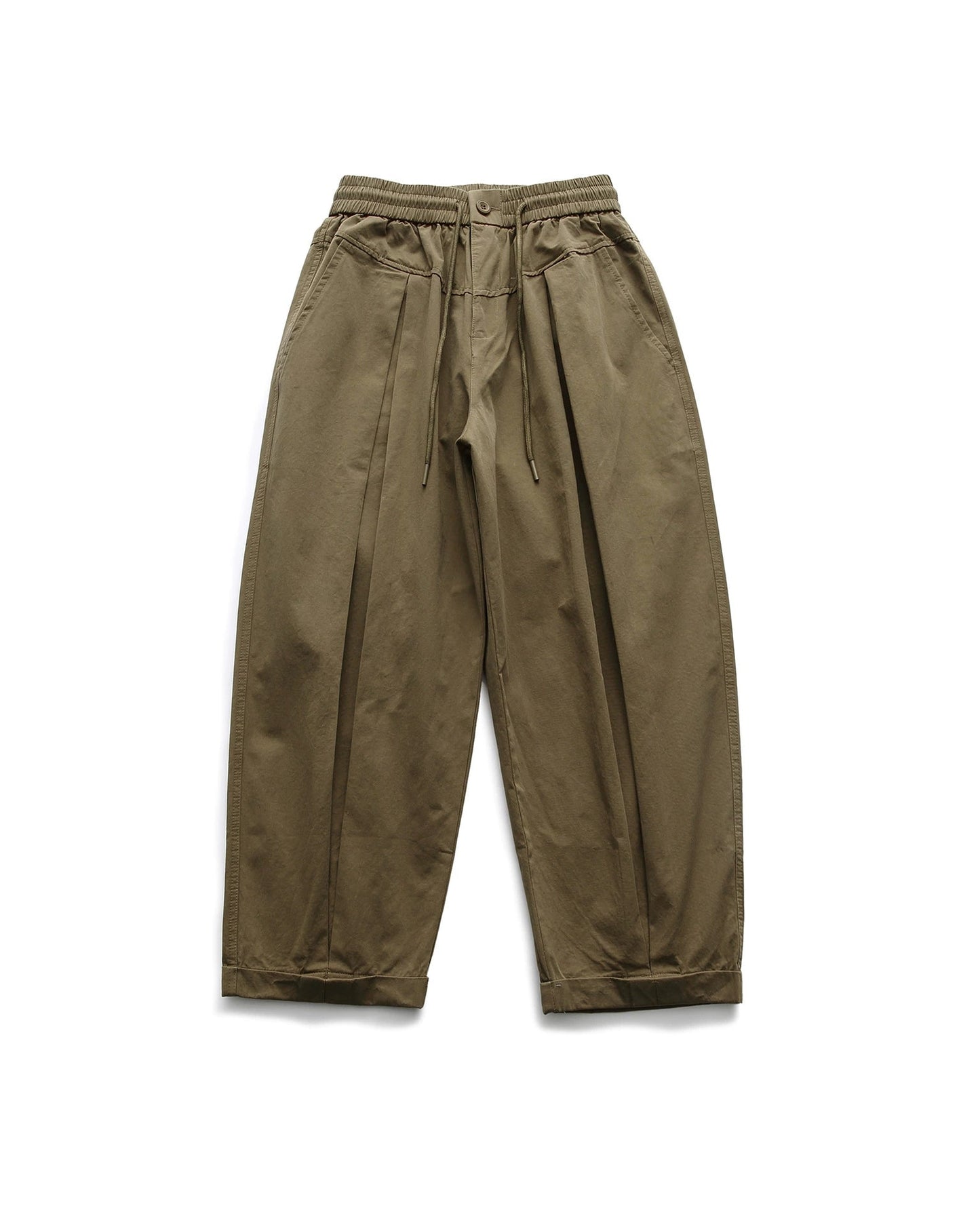 Wide Silhouette Pleats Pants N0713