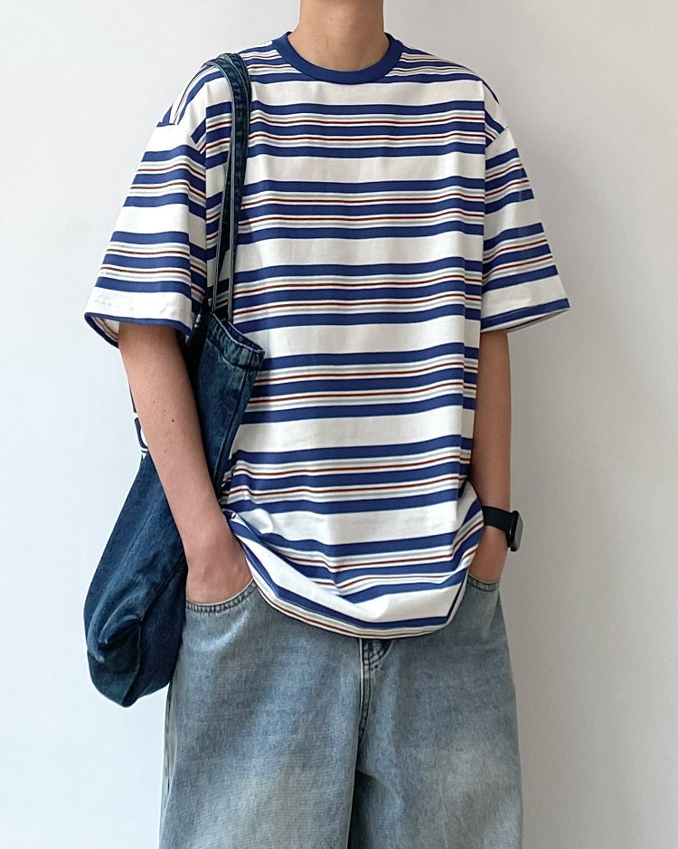 Clean Border Color Block T-Shirt N0800