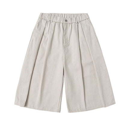 Wide Silhouette Tuck Short Pants N1088