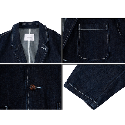 Multi-pocket Casual Denim Jacket N0016