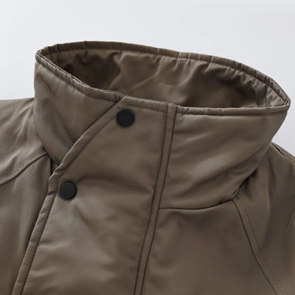 Volume Silhouette Stand Collar Jacket N0962