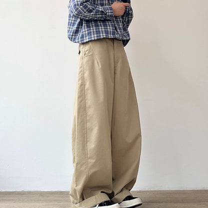 Balloon Silhouette Wide Pants N0974