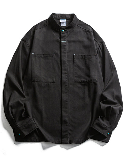 Natural Mode Stand Collar Shirt N0935