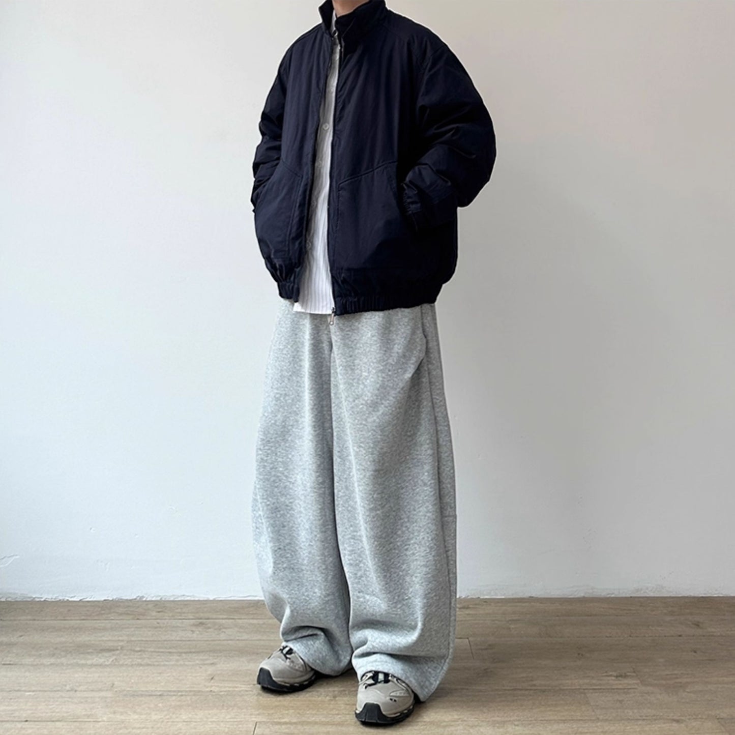 Volume Neck Short Blouson N0971