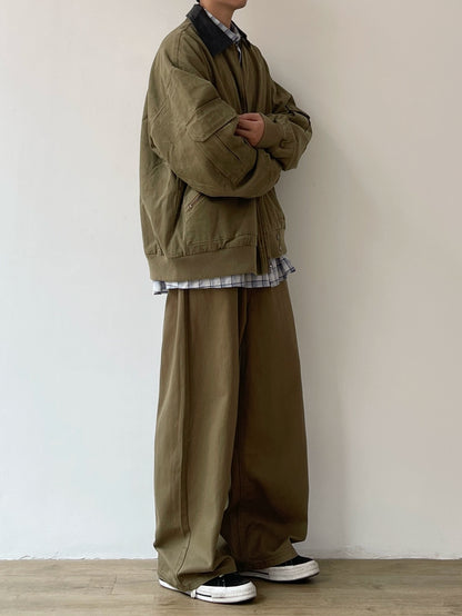 Retro Workwear Loose Fit Jacket N0611